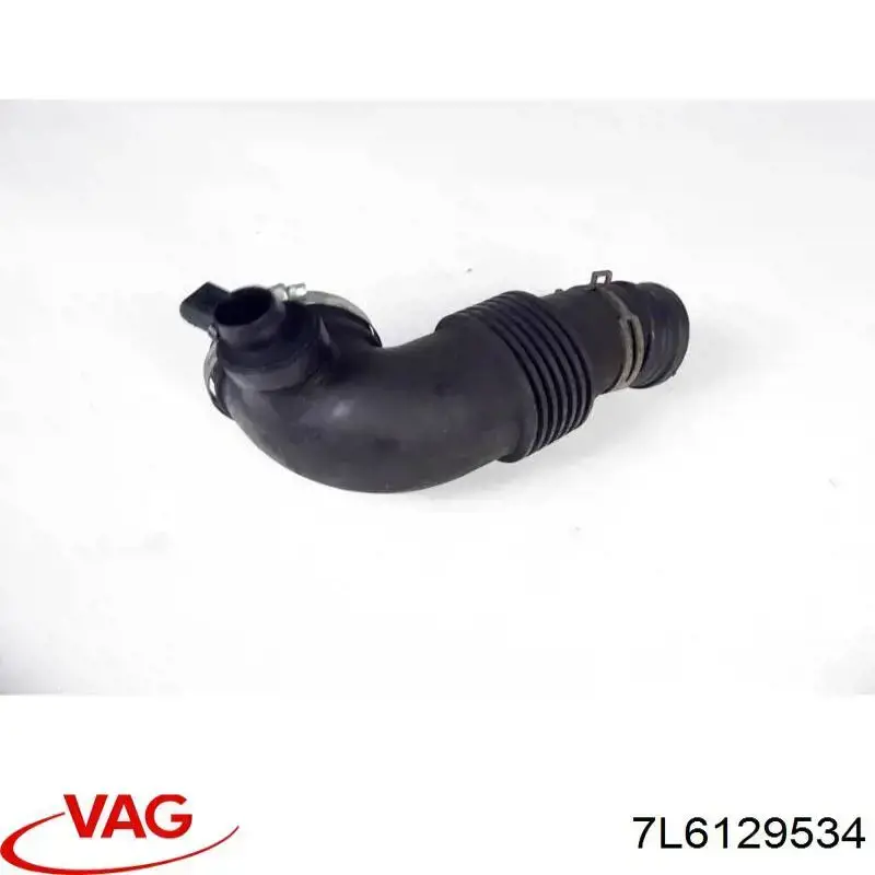 7L6129534 VAG Cano derivado de ar, saída de filtro de ar