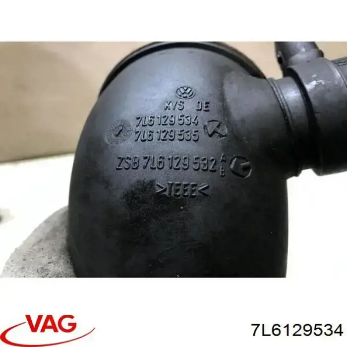 Compre 7L6129534 VAG Cano derivado de ar, saída de filtro de ar