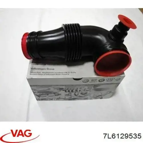 7L6129535 VAG Cano derivado de ar, saída de filtro de ar
