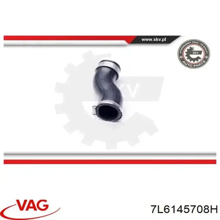 Mangueira (cano derivado) de intercooler VAG 7L6145708H preço, a partir de 45,31 USD