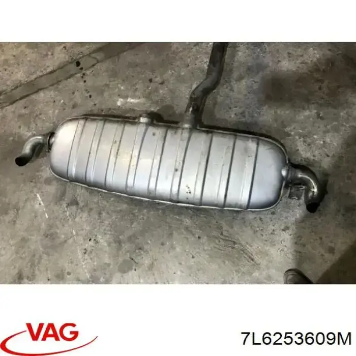 Silenciador, parte traseira VAG 7L6253609M preço, a partir de 220,37 USD