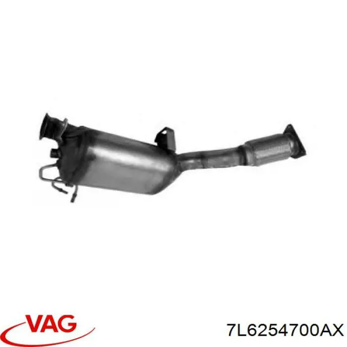 7L6254700AX VAG Filtro de partículas do sistema dos gases de escape