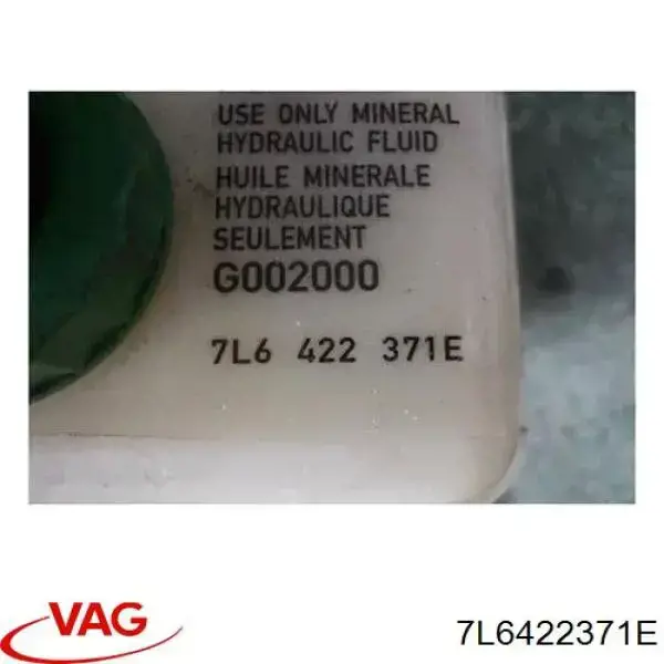 7L6422371E VAG Tanque de bomba da Direção hidrâulica assistida
