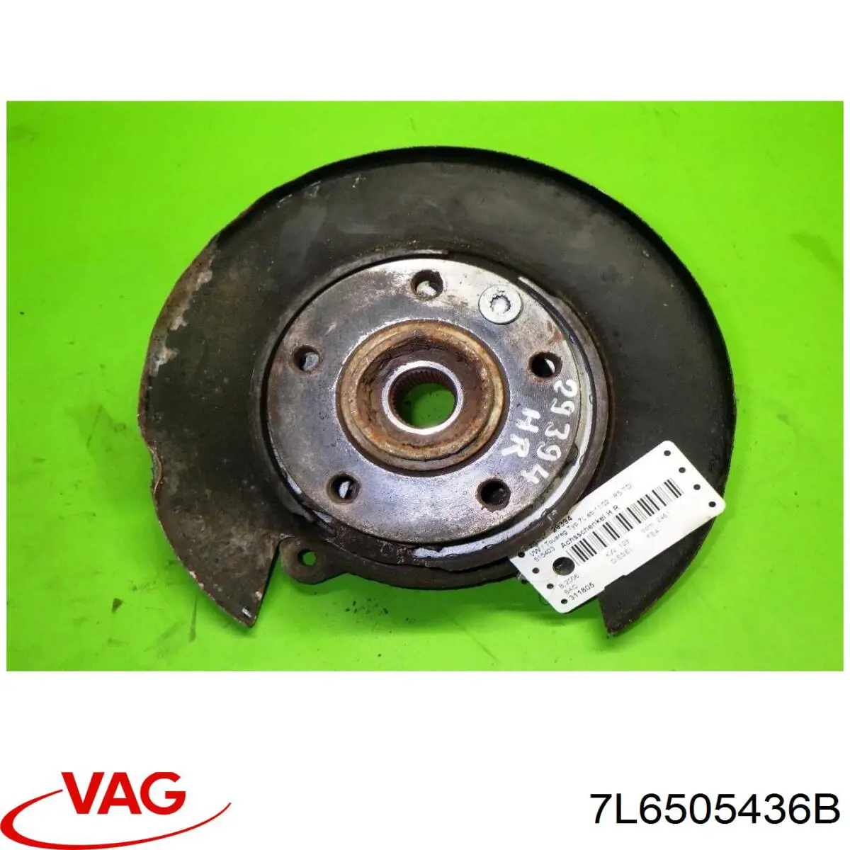 7L6505436B VAG Pino moente (extremidade do eixo) traseiro direito