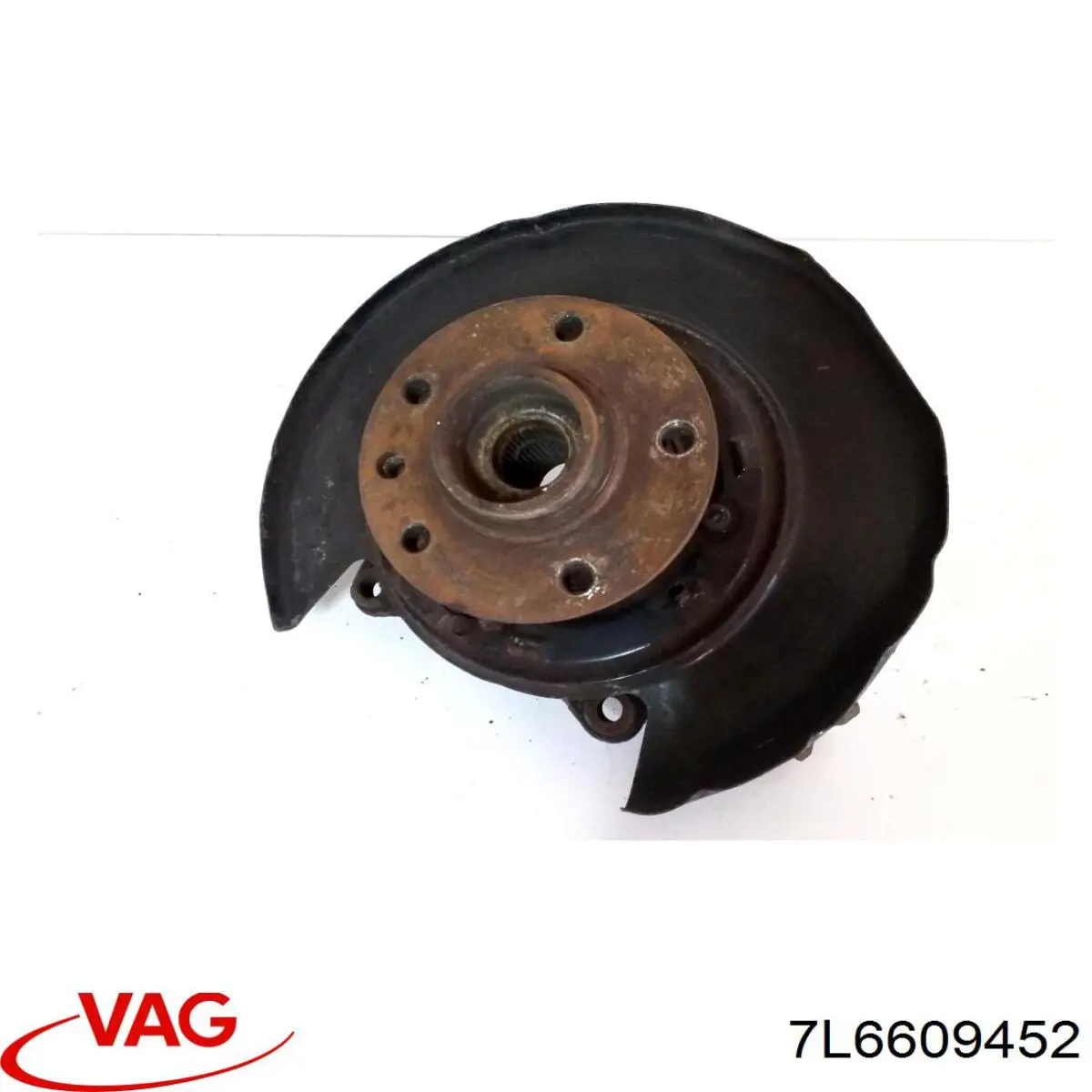 7L6609452 VAG Proteção direita do freio de disco traseiro