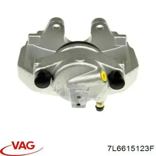7L6615123F VAG Suporte do freio dianteiro esquerdo