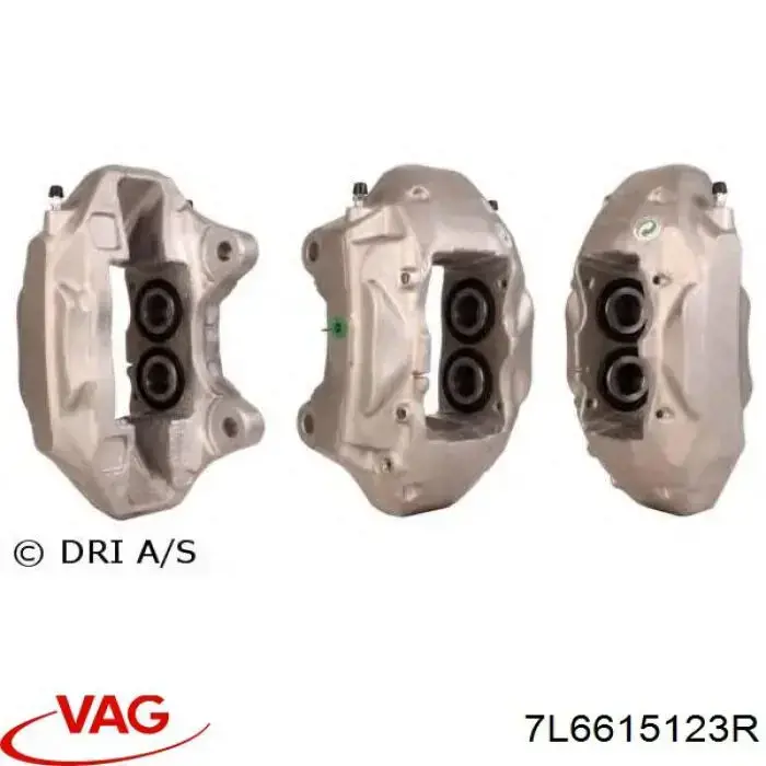 7L6615123R VAG Suporte do freio dianteiro esquerdo