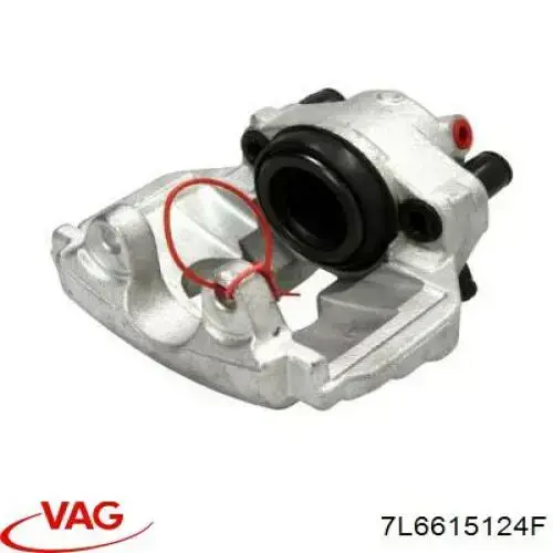 Compre 7L6615124F VAG Suporte do freio dianteiro direito