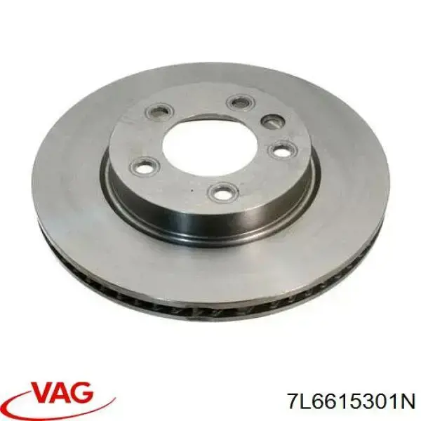 7L6615301N VAG Disco do freio dianteiro