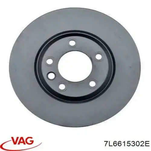 Compre 7L6615302E VAG Disco do freio dianteiro