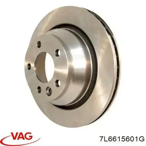 7L6615601G VAG Disco do freio traseiro