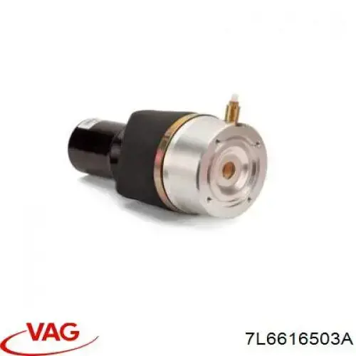 Compre 95535850332 VAG Coxim pneumático (suspensão de lâminas pneumática) do eixo traseiro