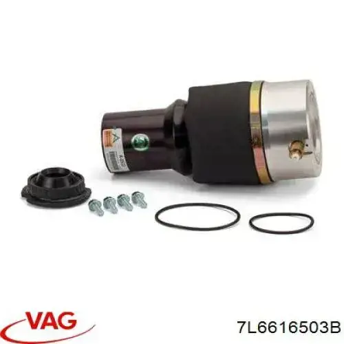 Coxim pneumático (suspensão de lâminas pneumática) do eixo traseiro VAG 7L6616503B preço, a partir de 244,57 USD