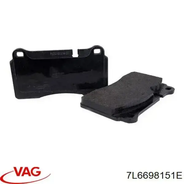 Compre 7L6698151E VAG Sapatas do freio dianteiras de disco