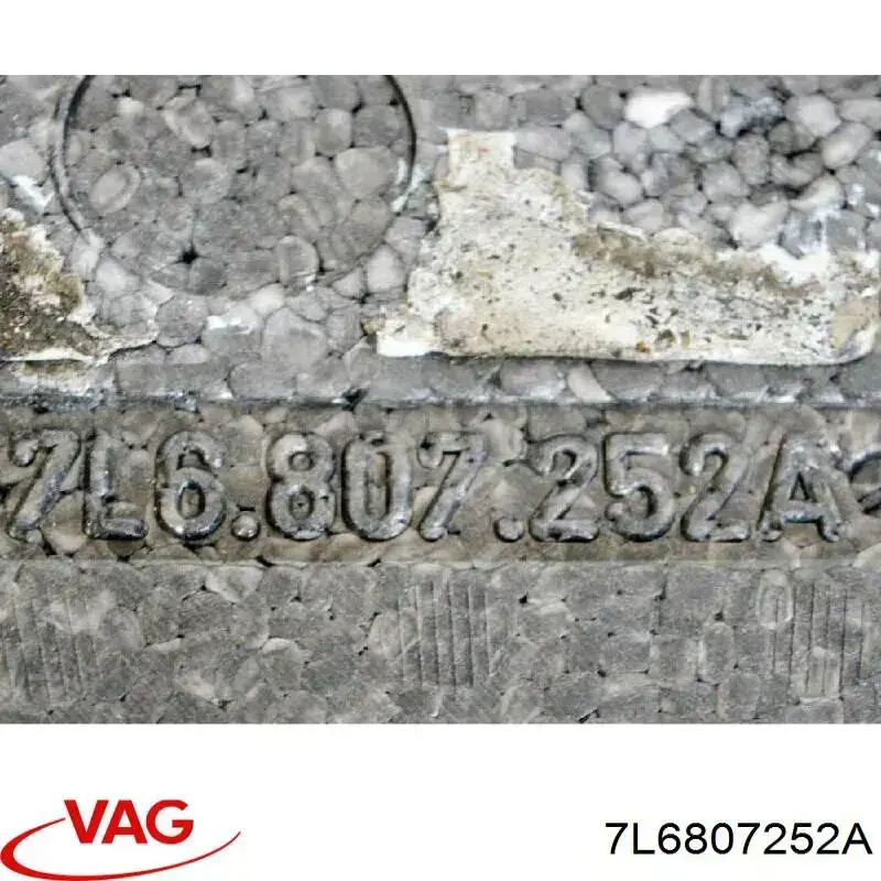 Absorvedor (enchido) do pára-choque traseiro VAG 7L6807252A preço, a partir de 160,75 USD