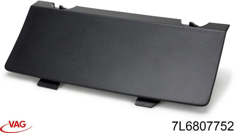 7L6807752 VAG Placa sobreposta do injetor de fluido para lavador da luz dianteira