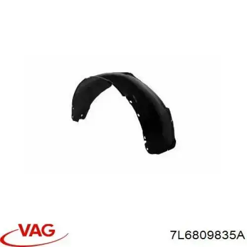 7L6809835A VAG Vão da porta esquerda dianteira