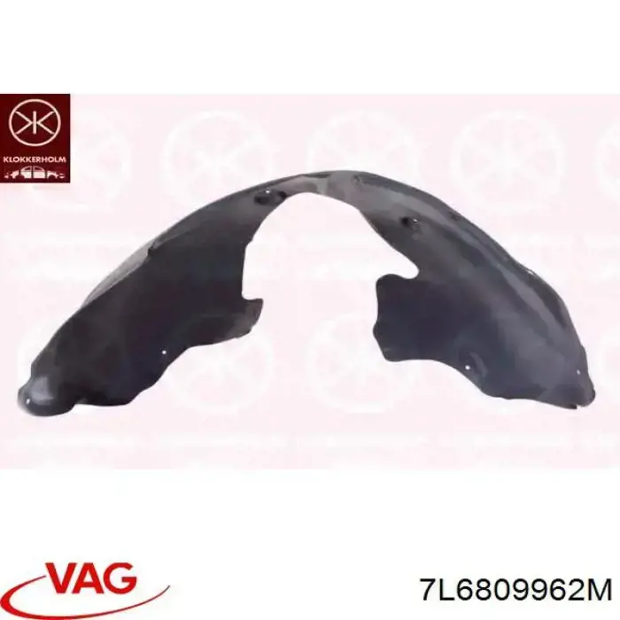 Compre 7L6809962H VAG Guarda-barras direito do pára-lama dianteiro