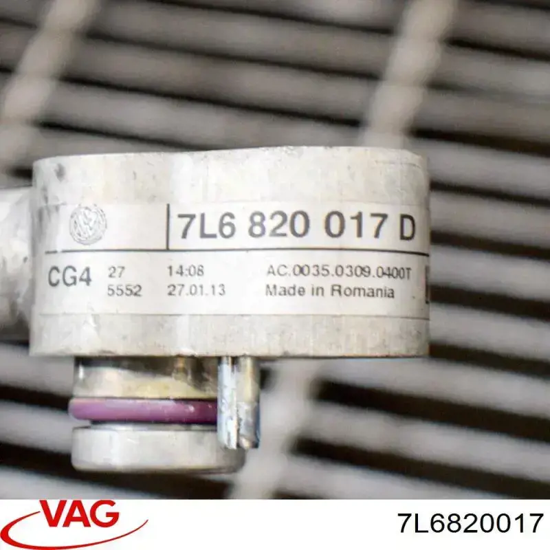 7L6820017 VAG Mangueira de aparelho de ar condicionado, desde o secador até o vaporizador traseiro