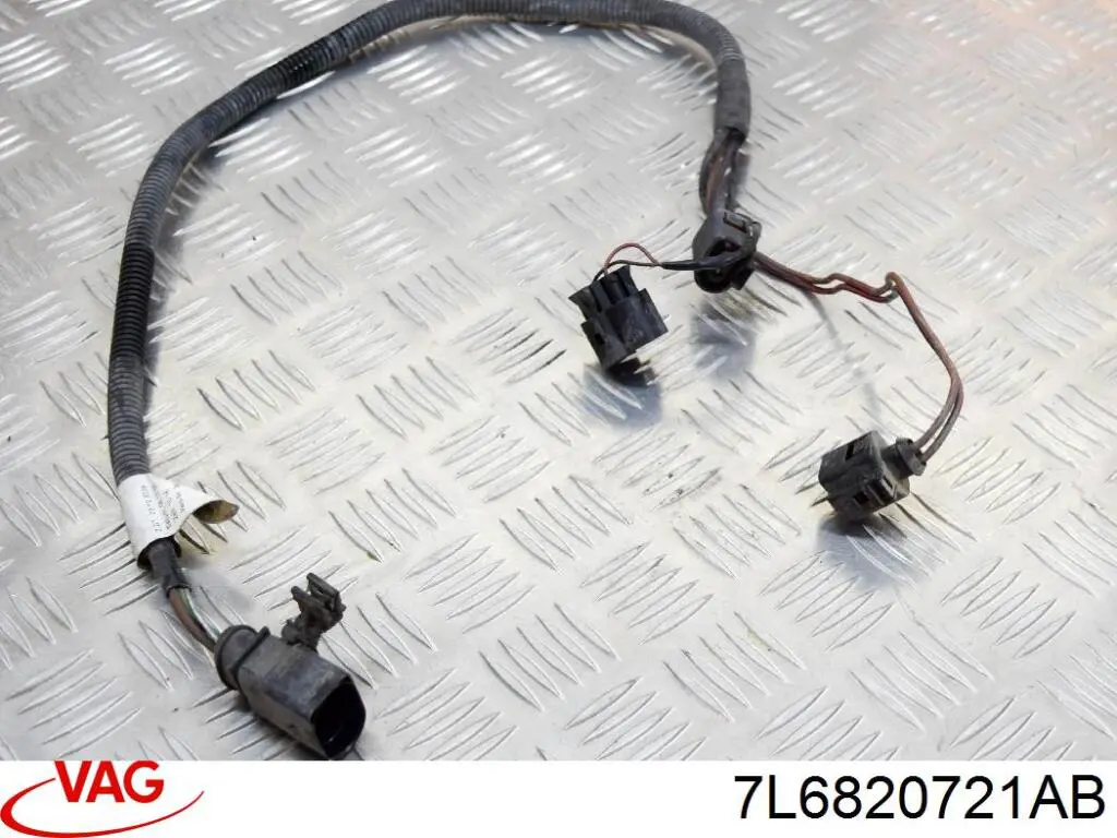 7L6820721AB VAG Mangueira de aparelho de ar condicionado, desde o radiador até o secador