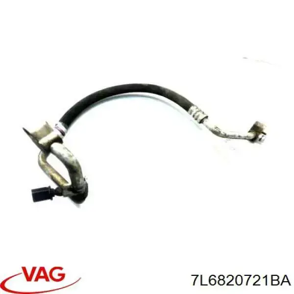7L6820721BA VAG Mangueira de aparelho de ar condicionado, desde o radiador até o secador
