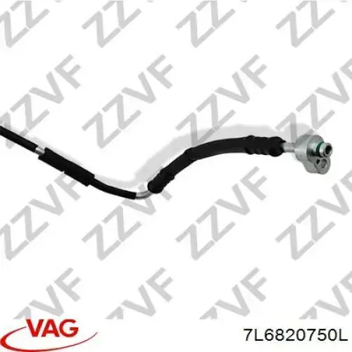 7L6820750L VAG Mangueira de aparelho de ar condicionado, desde o radiador até o secador
