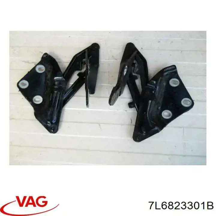 Gozno da capota esquerdo VAG 7L6823301B preço, a partir de 44,76 USD
