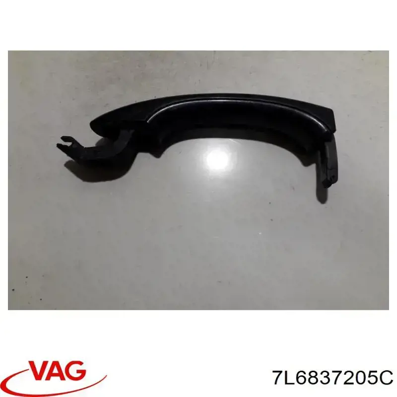 7L6837205C VAG Maçaneta externa da porta traseira