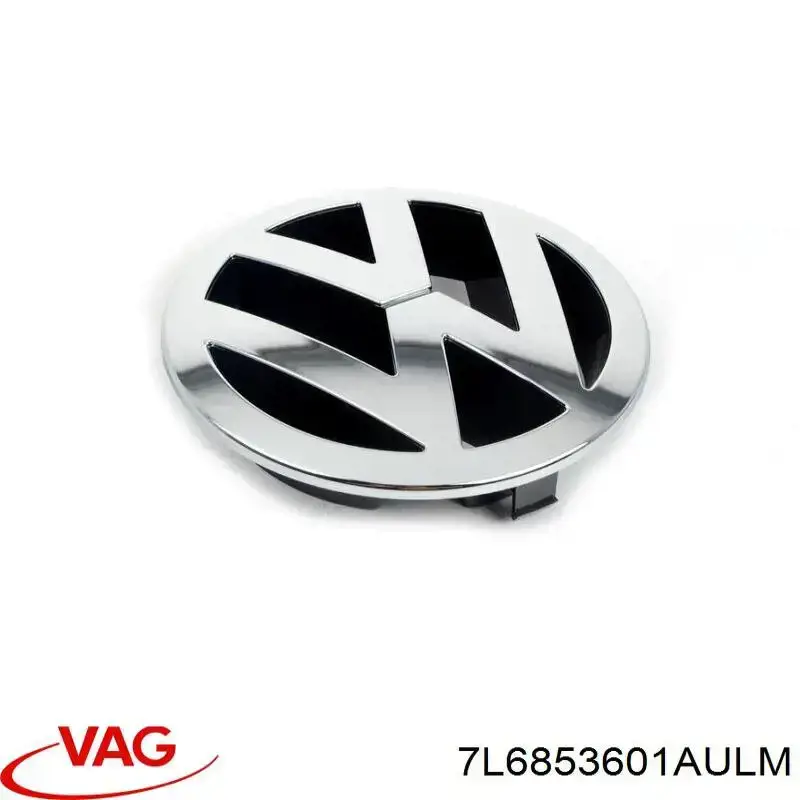 7L6853601AULM VAG Emblema de grelha do radiador