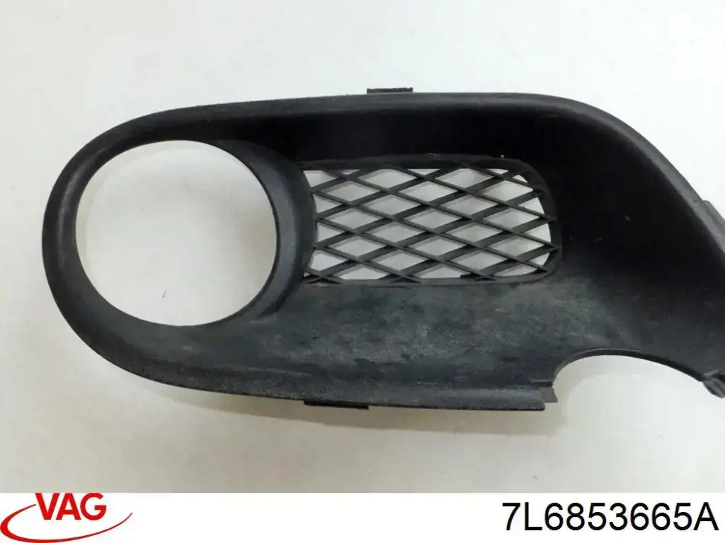 Compre 7L6853665A VAG Grelha esquerda do pára-choque dianteiro
