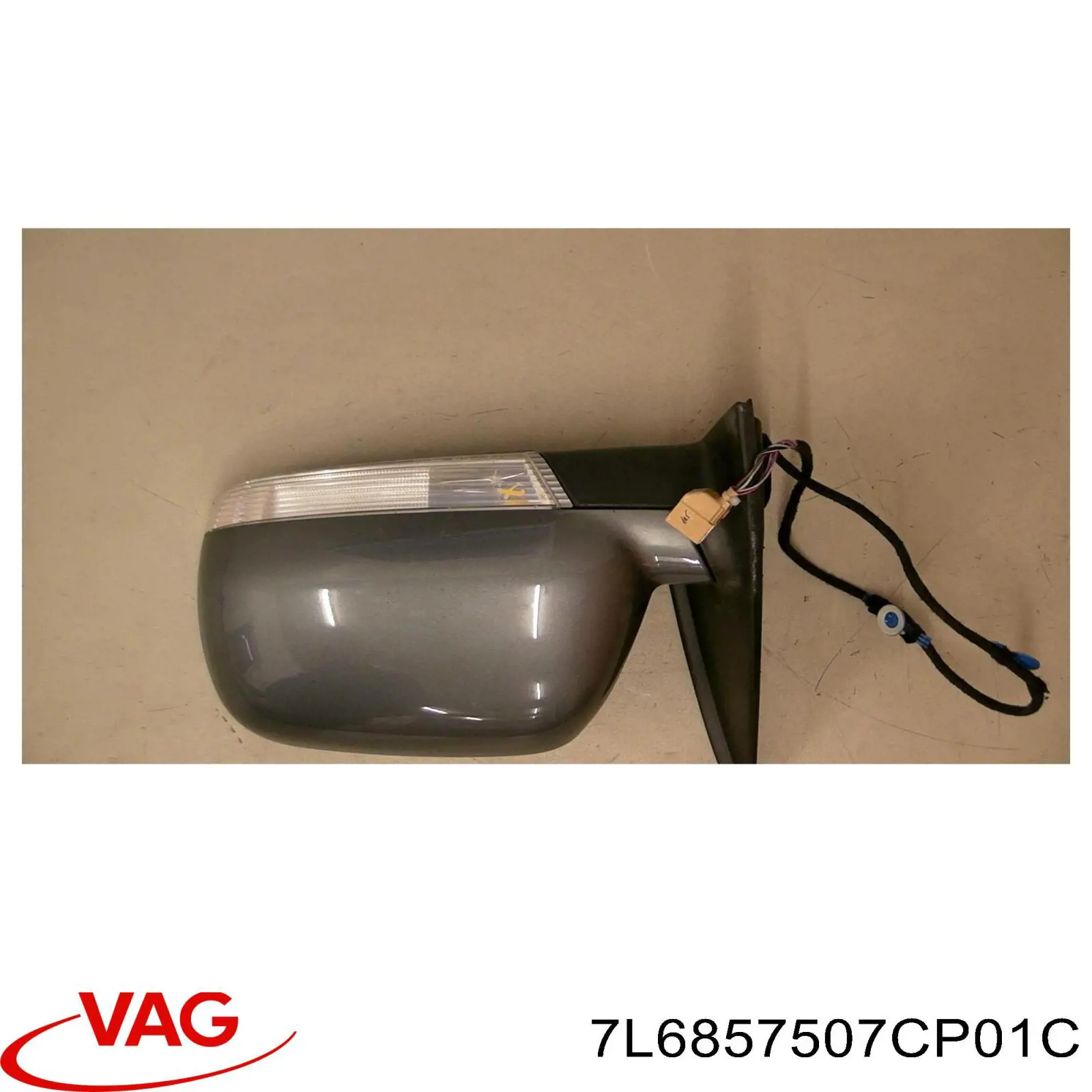 Caixa do espelho de retrovisão esquerdo VAG 7L6857507CP01C preço, a partir de 252,77 USD
