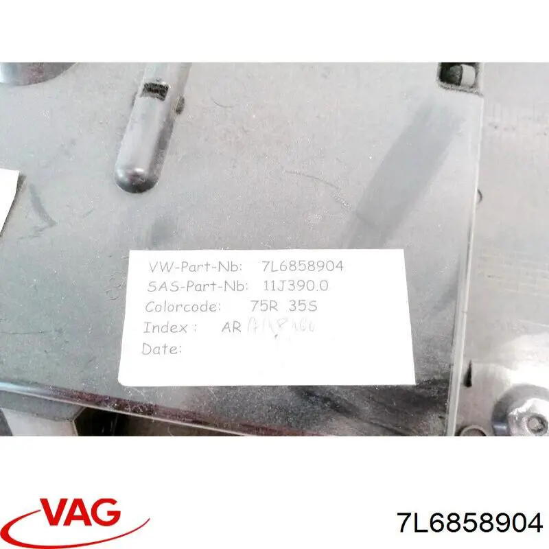 Caixa para porta-luvas (porta-luvas) 7L6858904 VAG