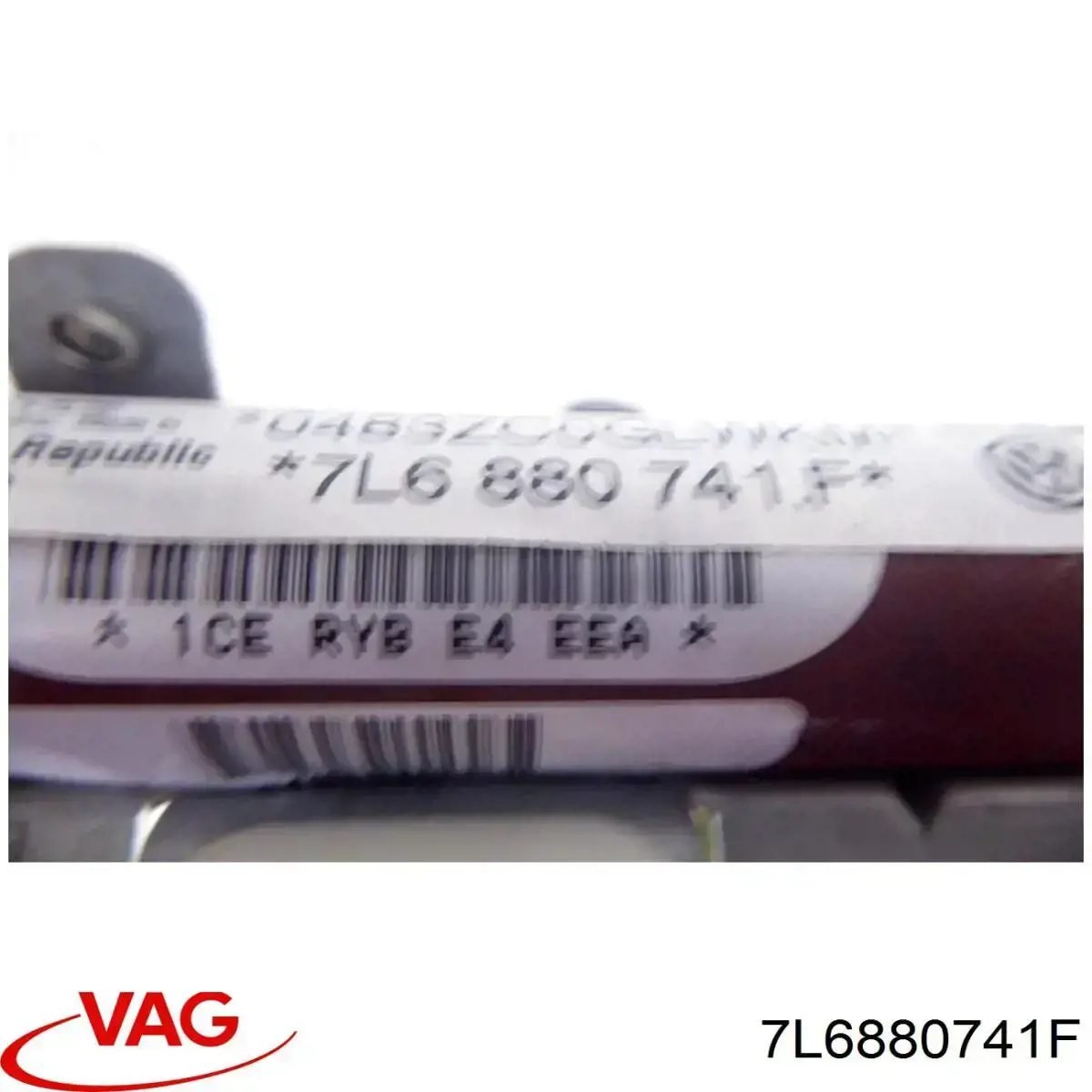 Compre 7L6880741F VAG Cinto de segurança (AIRBAG) de estore lateral esquerdo