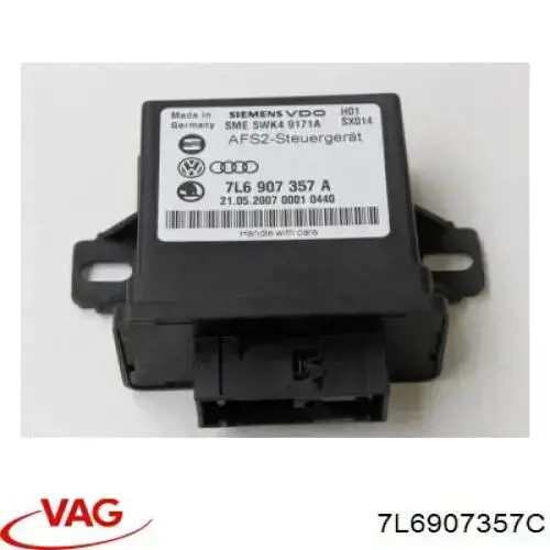 7L6907357C VAG Módulo de direção (Centralina eletrônica) de iluminação adativa