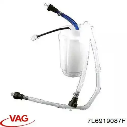7L6919087F VAG Módulo de bomba de combustível com sensor do nível de combustível