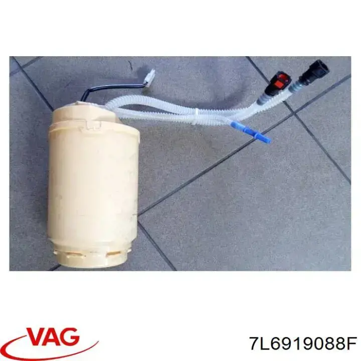 7L6919088F VAG Módulo de bomba de combustível com sensor do nível de combustível