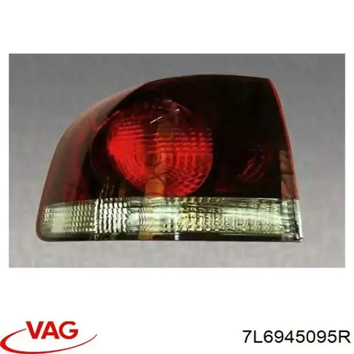 7L6945095R VAG Lanterna traseira esquerda externa