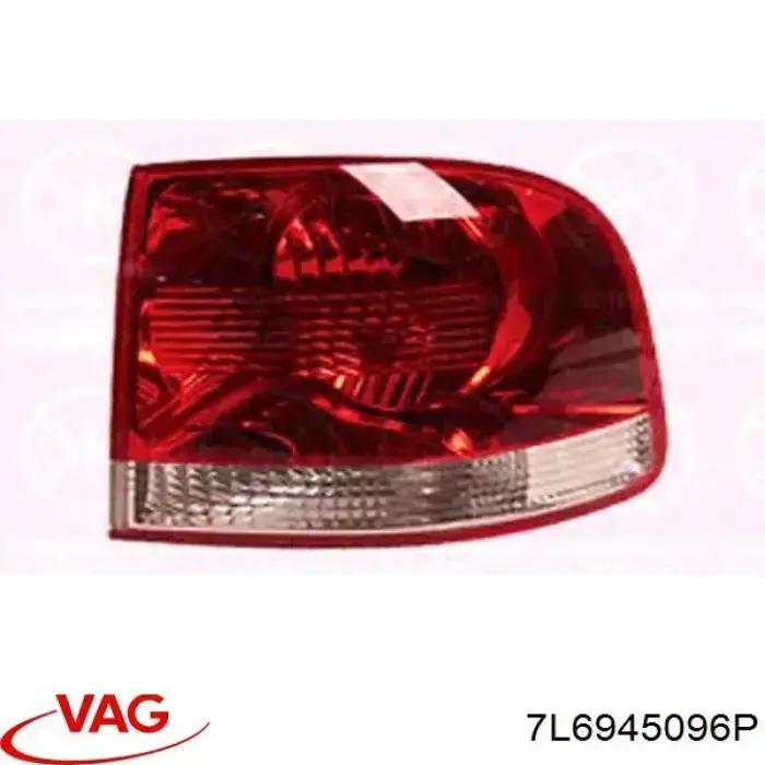 7L6945096P VAG Lanterna traseira direita externa