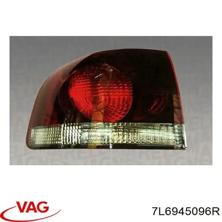 7L6945096R VAG Lanterna traseira direita externa