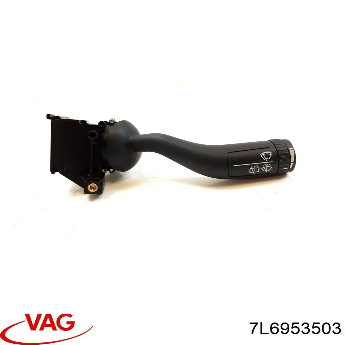7L6953503DB41 VAG Comutador direito instalado na coluna da direção