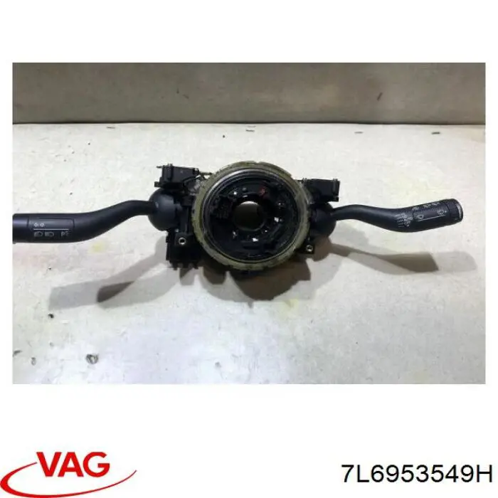 7L6953549H VAG Módulo de direção (Centralina eletrônica) dos interruptores instalados na coluna da direção