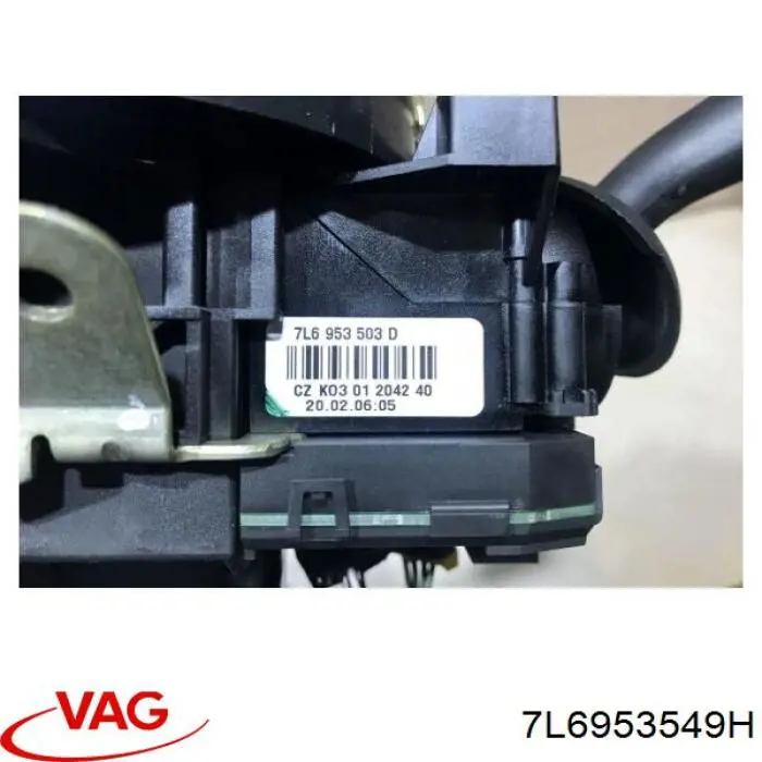 Módulo de direção (Centralina eletrônica) dos interruptores instalados na coluna da direção VAG 7L6953549H preço, a partir de 59,69 USD