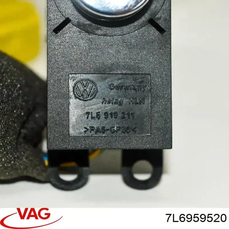 7L6959520 VAG Botão de acionamento do fecho de tampa de porta-malas (de 3ª/5ª porta (de tampa de alcapão)