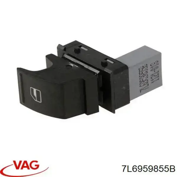Compre 7L6959855B VAG Botão dianteiro direito de ativação de motor de acionamento de vidro
