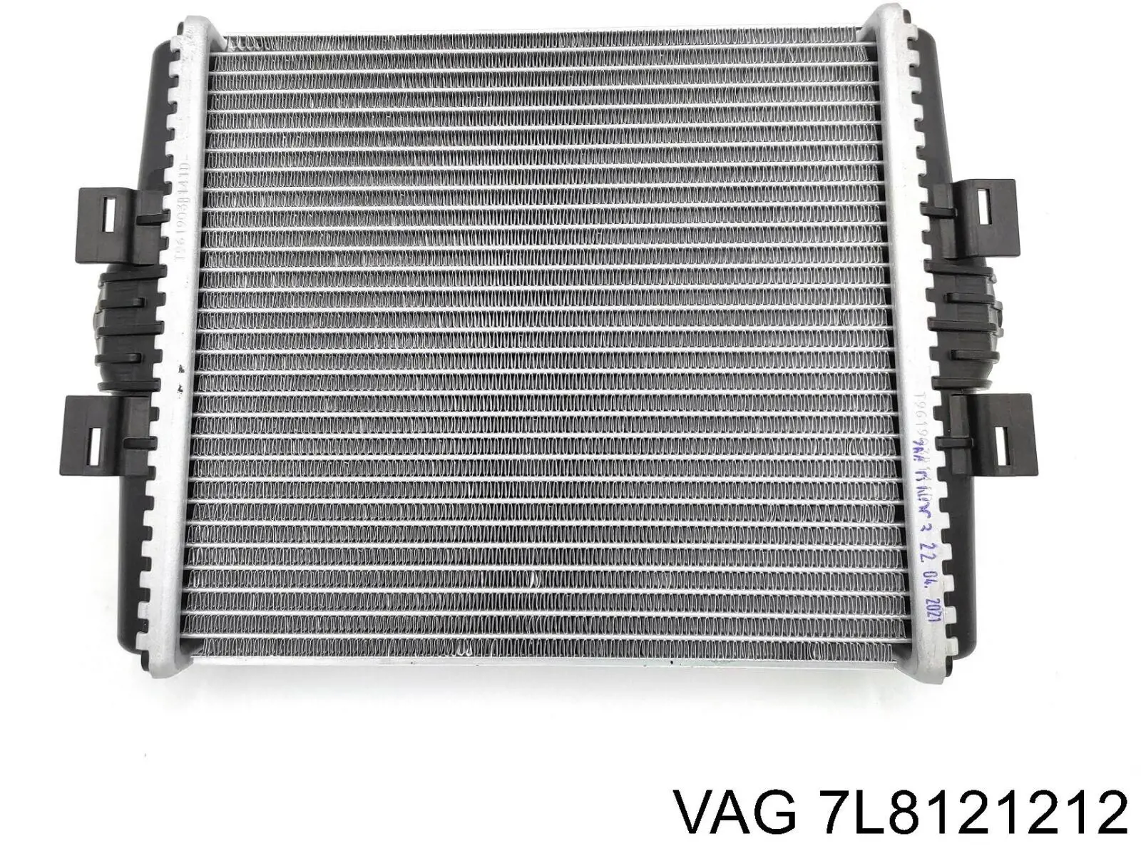 7L8121212 VAG Radiador de esfriamento de motor adicional