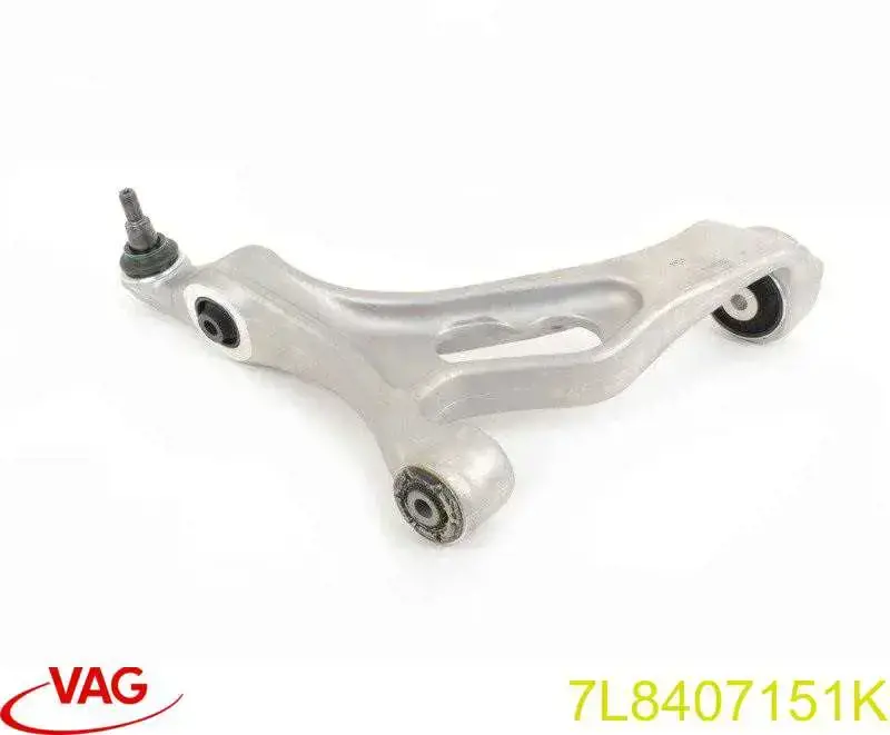 7L8407151K VAG Braço oscilante inferior esquerdo de suspensão dianteira
