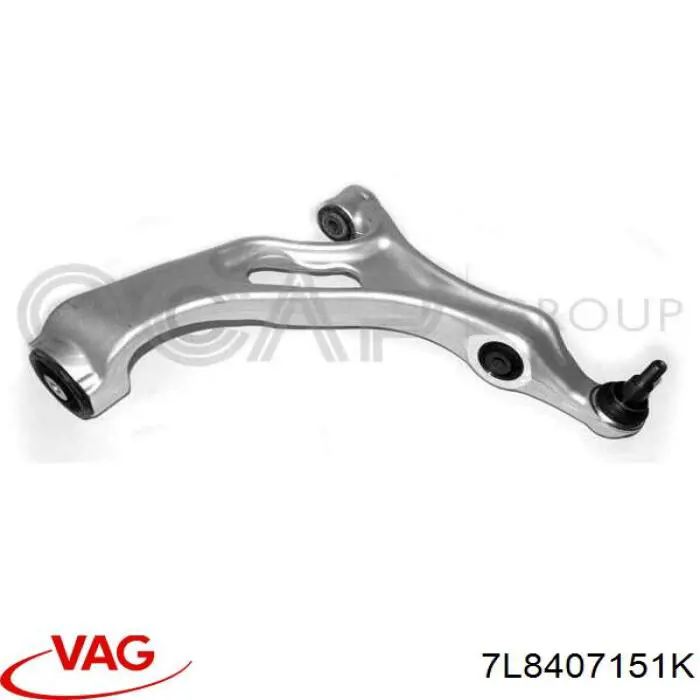 Compre 7L8407151K VAG Braço oscilante inferior esquerdo de suspensão dianteira