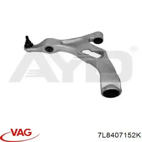 Compre 7L8407152K VAG Braço oscilante inferior direito de suspensão dianteira