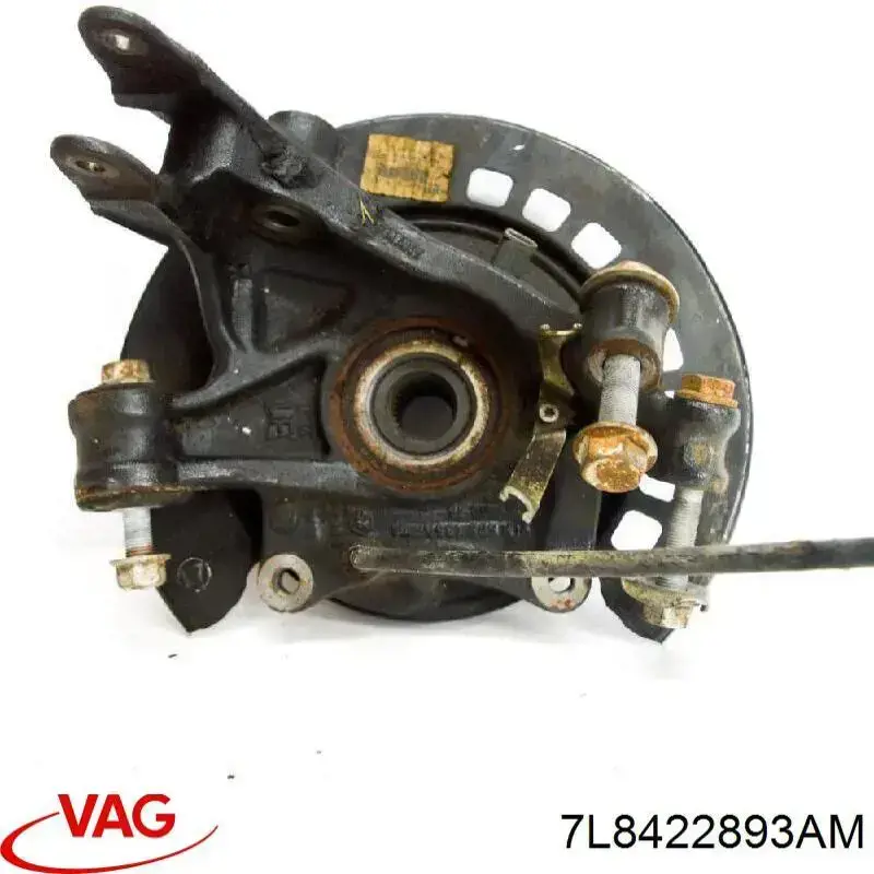 7L8422893AM VAG Mangueira da Direção hidrâulica assistida de pressão alta desde a bomba até a régua (do mecanismo)