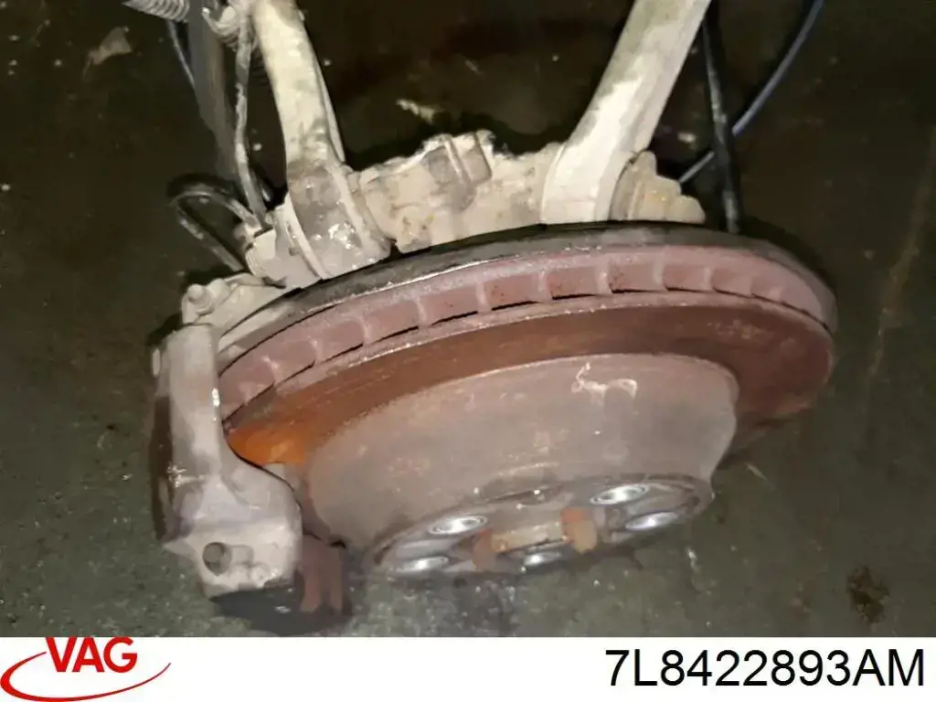 Compre 7L8422893AM VAG Mangueira da Direção hidrâulica assistida de pressão alta desde a bomba até a régua (do mecanismo)